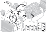 Diagram for 2012 BMW 335i xDrive Cooling Hose - 17127599460