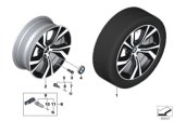 Diagram for 2019 BMW X4 Alloy Wheels - 36116877323