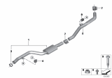 Diagram for 2019 BMW X7 Muffler - 18307935428