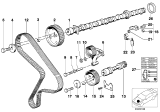 Diagram for 1985 BMW 524td Cam Gear - 11311275973