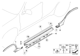 Diagram for 2003 BMW X5 Fender Splash Shield - 51717051037