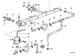 Diagram for 1983 BMW 633CSi Fuel Pressure Regulator - 13531711540