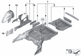 Diagram for 2016 BMW 535d xDrive Floor Pan - 41117330954