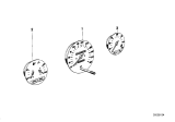 Diagram for 1982 BMW 633CSi Speedometer - 62121377616