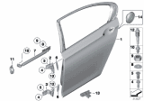 Diagram for BMW Alpina B7L xDrive Door Hinge - 41007203987