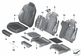 Diagram for BMW M8 Seat Heater Pad - 52108072089