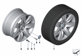 Diagram for 2016 BMW 550i GT xDrive Alloy Wheels - 36116775390