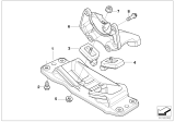 Diagram for 2008 BMW 528i Transmission Mount - 22316774004