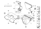 Diagram for 2007 BMW 328xi Air Intake Hose - 13717537502