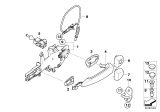 Diagram for 2013 BMW X5 M Door Lock Cylinder - 51217187881