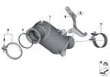 Diagram for 2016 BMW X3 Catalytic Converter - 18328603873