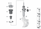 Diagram for 2019 BMW Z4 Shock Absorber - 31316879191