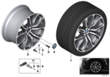 Diagram for 2016 BMW X6 Alloy Wheels - 36116858878