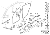 Diagram for BMW Door Seal - 51727247258