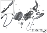 Diagram for BMW 550i GT xDrive Door Lock Actuator Motor - 51227149447