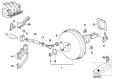 Diagram for 1999 BMW 750iL Brake Booster Vacuum Hose - 34331165502