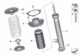 Diagram for 2015 BMW X6 Shock Absorber - 33526867865