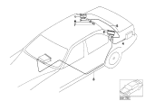 Diagram for 2000 BMW 740iL Antenna Cable - 65258352759