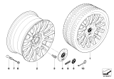 Diagram for 2010 BMW X6 Alloy Wheels - 36117839366