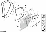 Diagram for BMW X6 Window Channel - 51357437807