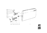 Diagram for 1972 BMW 2002 Door Hinge - 41516450000