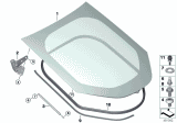 Diagram for BMW i8 Trunk Lid Lift Support - 51247336401