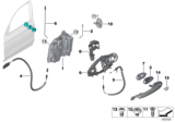Diagram for BMW X4 Door Lock Actuator Motor - 51219492091