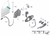 Diagram for 2019 BMW X4 Door Latch Assembly - 51219492091