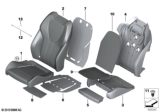 Diagram for BMW X5 Seat Cushion Pad - 52107443445