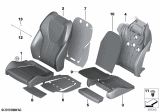 Diagram for 2020 BMW X5 Seat Cushion Pad - 52107443445