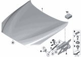 Diagram for BMW 650i xDrive Hood Lift Support - 51237228990