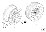 Diagram for 2008 BMW 550i Alloy Wheels - 36116777347