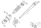 Diagram for BMW Steering Shaft - 32306764009