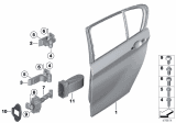 Diagram for 2014 BMW 328i Door Check - 51227446730