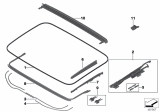 Diagram for 2019 BMW 640i xDrive Gran Turismo Sunroof Cable - 54107474482