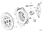 Diagram for 1981 BMW 633CSi Pressure Plate - 21219069010