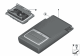 Diagram for BMW X6 Cup Holder - 52207279620