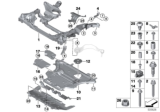 Diagram for BMW 740i xDrive Front Cross-Member - 31106887340