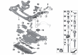 Diagram for BMW 530i xDrive Front Cross-Member - 31106887340