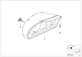 Diagram for 2005 BMW 330Ci Instrument Cluster - 62116985680