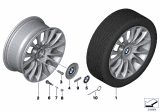 Diagram for 2011 BMW 550i Alloy Wheels - 36117842657