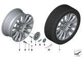 Diagram for BMW 650i Gran Coupe Alloy Wheels - 36117842656