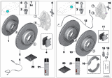 Diagram for BMW 330e Brake Pads - 34216887576