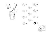 Diagram for BMW M5 Shift Linkage Boot - 25112230215