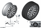 Diagram for 2020 BMW M550i xDrive Alloy Wheels - 36116863424