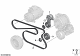 Diagram for 2007 BMW 525xi A/C Idler Pulley - 11287535860