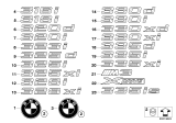 Diagram for 2008 BMW 328i Emblem - 51147146052