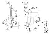 Diagram for BMW 328i Coolant Reservoir - 17117573781