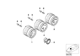 Diagram for 1998 BMW Z3 M Oil Pressure Gauge - 62132497680