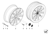 Diagram for 2004 BMW 530i Alloy Wheels - 36118036947